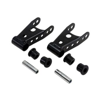 BELLTECH 6423 SHACKLE KIT 1 IN. DROP LEAF SPRING SHACKLE 2011-2018 CHEVROLET SILVERADO/SIERRA 2500 PICKUP, 2015 FORD F150 (EXT/CREW CAB SHORT BED) 1' REAR DROP