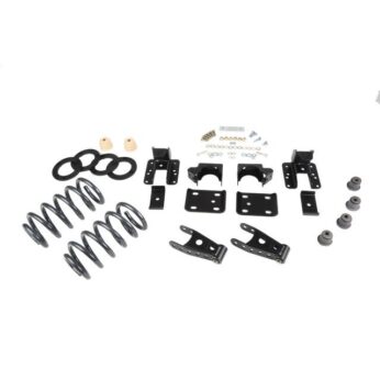 BELLTECH 642 LOWERING KITS  FRONT AND REAR COMPLETE KIT W/O SHOCKS 2007-2013 CHEVROLET SILVERADO/SIERRA (STD CAB) 1 IN. OR 2 IN. F/4 IN. R DROP W/O SHOCKS
