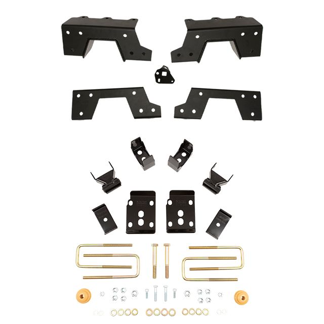 BELLTECH 6448 FLIP KIT 5.5 IN. DROP FLIP KIT INC C-NOTCH 2015-2020 FORD F150 (ALL CABS SHORT BED) 5.5 IN. REAR DROP (INC. C NOTCH)