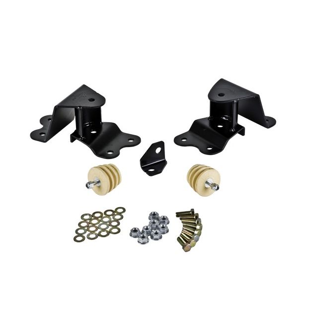 BELLTECH 6502 HANGER KIT 2 IN. DROP LEAF SPRING HANGER KIT (FRONT HANGER) 1988-1998 CHEVROLET SILVERADO/SIERRA C1500 STD CAB (USED IN KIT #6500,6505) 2 IN. REAR DROP