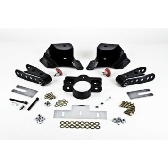 BELLTECH 6515 SHACKLE & HANGER KIT 4 IN. DROP LEAF SPRING SHACKLE & HANGER KIT (FRONT HANGER/REAR SHACKLE)  1999-2006 CHEVROLET SILVERADO/SIERRA 1500 EXT CAB SHORT BED ONLY 3 IN. REAR DROP