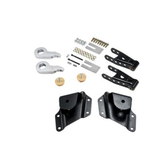 BELLTECH 654 LOWERING KITS  FRONT AND REAR COMPLETE KIT W/O SHOCKS 2005-2006 CHEVROLET SILVERADO/SIERRA (STD CAB, W/ FACTORY FRONT TORSION BAR) 1 IN. OR 2 IN. F/4 IN. R DROP W/O SHOCKS