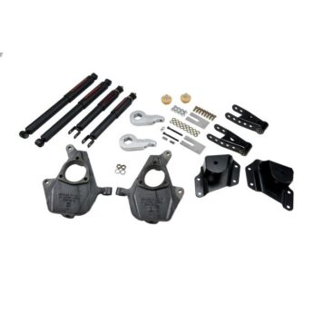 BELLTECH 656ND LOWERING KITS  FRONT AND REAR COMPLETE KIT W/ NITRO DROP 2 SHOCKS 2005-2006 CHEVROLET SILVERADO/SIERRA (STD CAB, W/ FACTORY FRONT TORSION BAR) 3 IN. OR 4 IN. F/4 IN. R DROP W/ NITRO DROP II SHOCKS