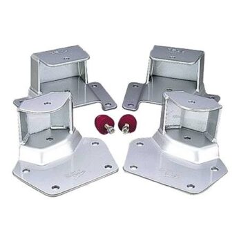 BELLTECH 6570 HANGER KIT 4 IN. DROP LEAF SPRING HANGER KIT (FRONT AND REAR HANGERS)  1987-1996 DODGE DAKOTA STD CAB 4 IN. REAR DROP