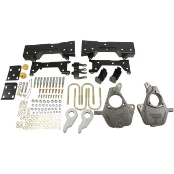 BELLTECH 657 LOWERING KITS  FRONT AND REAR COMPLETE KIT W/O SHOCKS 2005-2006 CHEVROLET SILVERADO/SIERRA (STD CAB, W/ FACTORY FRONT TORSION BAR) 3 IN. OR 4 IN. F/6 IN. R DROP W/O SHOCKS