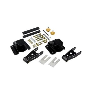 BELLTECH 6584 SHACKLE & HANGER KIT 4 IN. DROP LEAF SPRING SHACKLE & HANGER KIT (FRONT HANGER/REAR SHACKLE)  1994-1999 DODGE RAM 1500 EXT CAB 8 CYL. (ALL EXC. LONG BED) 4 IN. REAR DROP