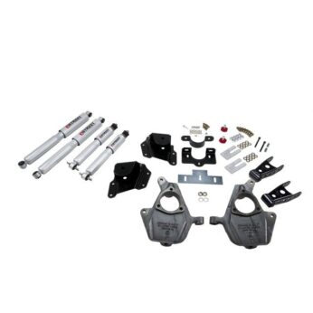 BELLTECH 658SP LOWERING KITS FRONT AND REAR COMPLETE KIT W/ STREET PERFORMANCE SHOCKS 1999-2006 CHEVROLET SILVERADO/SIERRA (EXT CAB) 2 IN. F/3 IN. R DROP W/ STREET PERFORMANCE SHOCKS