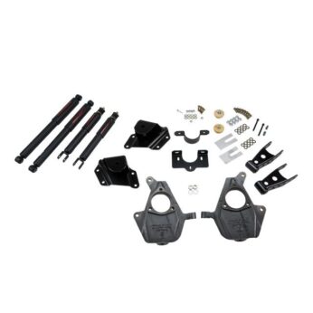 BELLTECH 660ND LOWERING KITS FRONT AND REAR COMPLETE KIT W/ NITRO DROP 2 SHOCKS 1999-2000 CHEVROLET SILVERADO/SIERRA (EXT CAB) 2 IN. F/4 IN. R DROP W/ NITRO DROP II SHOCKS