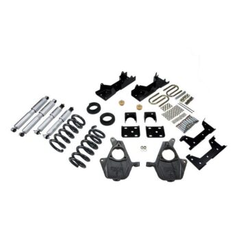 BELLTECH 667SP LOWERING KITS  FRONT AND REAR COMPLETE KIT W/ STREET PERFORMANCE SHOCKS 2001-2006 CHEVROLET SILVERADO/SIERRA (STD CAB) 4 IN. OR 5 IN. F/6 IN. R DROP W/ STREET PERFORMANCE SHOCKS