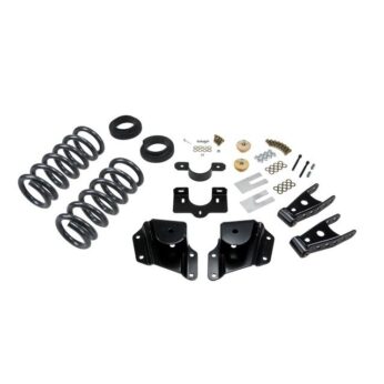 BELLTECH 670 LOWERING KITS  FRONT AND REAR COMPLETE KIT W/O SHOCKS 1999-2006 CHEVROLET SILVERADO/SIERRA (EXT CAB) 2 IN. OR 3 IN. F/4 IN. R DROP W/O SHOCKS