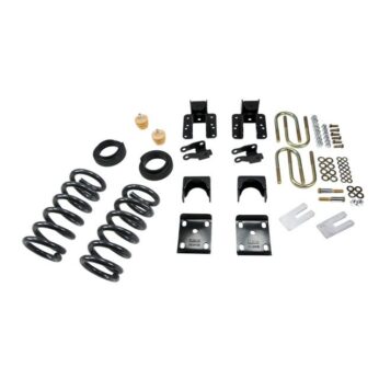 BELLTECH 673 LOWERING KITS  FRONT AND REAR COMPLETE KIT W/O SHOCKS 2004-2006 CHEVROLET SILVERADO/SIERRA (CREW CAB 4DR) 3 IN. F/4 IN. OR 5 IN. R DROP W/O SHOCKS