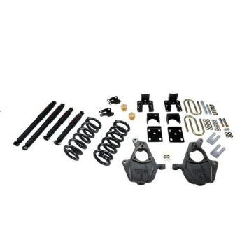 BELLTECH 674ND LOWERING KITS  FRONT AND REAR COMPLETE KIT W/ NITRO DROP 2 SHOCKS 2004-2006 CHEVROLET SILVERADO/SIERRA (CREW CAB 4DR) 3 IN. F/4 IN. OR 5 IN. R DROP W/ NITRO DROP II SHOCKS