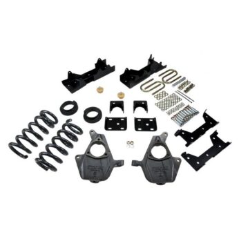 BELLTECH 675 LOWERING KITS  FRONT AND REAR COMPLETE KIT W/O SHOCKS 2004-2006 CHEVROLET SILVERADO/SIERRA (CREW CAB 4DR) 4 IN. OR 5 IN. F/6 IN. R DROP W/O SHOCKS