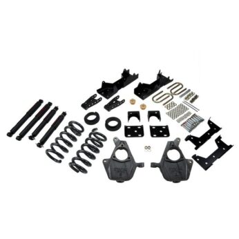 BELLTECH 676ND LOWERING KITS  FRONT AND REAR COMPLETE KIT W/ NITRO DROP 2 SHOCKS 2004-2006 CHEVROLET SILVERADO/SIERRA (CREW CAB 4DR) 4 IN. OR 5 IN. F/6 IN. OR 7 IN. R DROP W/ NITRO DROP II SHOCKS