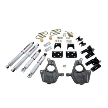 BELLTECH 679SP LOWERING KITS  FRONT AND REAR COMPLETE KIT W/ STREET PERFORMANCE SHOCKS 2004-2006 GMC SIERRA DENALI (CREW CAB 4DR) 2 IN. F/4 IN. OR 5 IN. R DROP W/ STREET PERFORMANCE SHOCKS