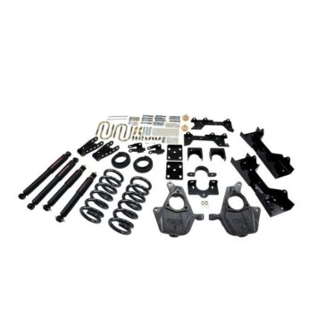 BELLTECH 681ND LOWERING KITS  FRONT AND REAR COMPLETE KIT W/ NITRO DROP 2 SHOCKS 1999-2000 CHEVROLET SILVERADO/SIERRA (EXT CAB) 4 IN. OR 5 IN. F/6 IN. OR 7 IN. R DROP W/ NITRO DROP II SHOCKS