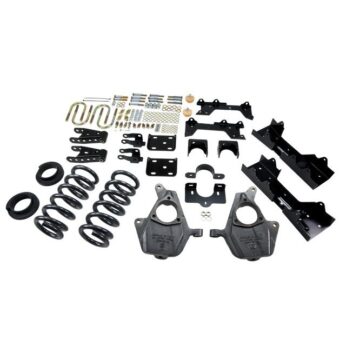 BELLTECH 681 LOWERING KITS  FRONT AND REAR COMPLETE KIT W/O SHOCKS 1999-2000 CHEVROLET SILVERADO/SIERRA (EXT CAB) 4 IN. OR 5 IN. F/6 IN. OR 7 IN. R DROP W/O SHOCKS