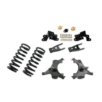 BELLTECH 687 LOWERING KITS  FRONT AND REAR COMPLETE KIT W/O SHOCKS 1992-1998 CHEVROLET SILVERADO/SIERRA C1500 (STD CAB, EXT 454 SS) 3 IN. F/4 IN. R DROP W/O SHOCKS