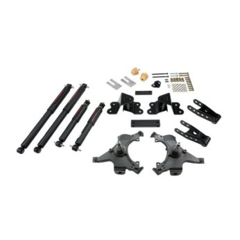 BELLTECH 690ND LOWERING KITS  FRONT AND REAR COMPLETE KIT W/ NITRO DROP 2 SHOCKS 1988-1998 CHEVROLET SILVERADO/SIERRA C1500 (EXT CAB) 2 IN. F/4 IN. R DROP W/ NITRO DROP II SHOCKS