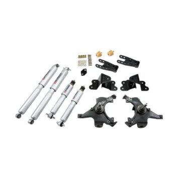 BELLTECH 695SP LOWERING KITS  FRONT AND REAR COMPLETE KIT W/ STREET PERFORMANCE SHOCKS 1988-1991 CHEVROLET SILVERADO/SIERRA C1500 (STD CAB, EXT 454 SS) 2 IN. F/4 IN. R DROP W/ STREET PERFORMANCE SHOCKS