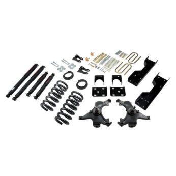BELLTECH 696ND LOWERING KITS  FRONT AND REAR COMPLETE KIT W/ NITRO DROP 2 SHOCKS 1988-1991 CHEVROLET SILVERADO/SIERRA C1500 (STD CAB, EXT 454 SS) 4 IN. OR 5 IN. F/6 IN. R DROP W/ NITRO DROP II SHOCKS
