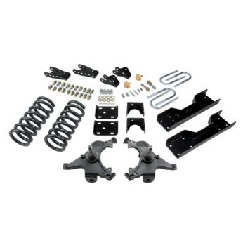 BELLTECH 702 LOWERING KITS  FRONT AND REAR COMPLETE KIT W/O SHOCKS 1990-1994 CHEVROLET SILVERADO/SIERRA C1500 (454 SS ONLY) 88-98 CHEVROLET SILVERADO/SIERRA C2500 (ALL EXT 8 LUG) 4 IN. OR 5 IN. F/6 IN. OR 7 IN. R DROP W/O SHOCKS