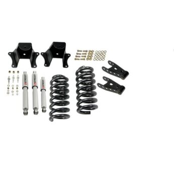 BELLTECH 703SP LOWERING KITS  FRONT AND REAR COMPLETE KIT W/ STREET PERFORMANCE SHOCKS 1973-1987 CHEVROLET C10 2 IN. F/4 IN. R DROP W/ STREET PERFORMANCE SHOCKS