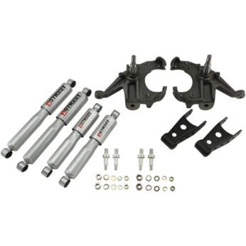 BELLTECH 706SP LOWERING KITS  FRONT AND REAR COMPLETE KIT W/ STREET PERFORMANCE SHOCKS 1973-1987 CHEVROLET C10 (1 1/4 IN. ROTOR) 3 IN. F/4 IN. R DROP W/ STREET PERFORMANCE SHOCKS