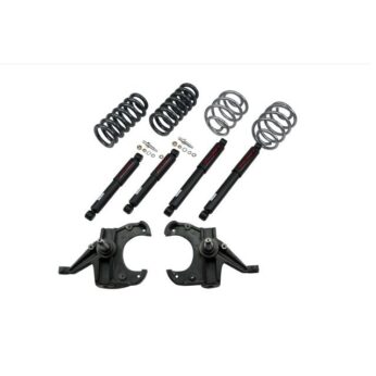 BELLTECH 709ND LOWERING KITS  FRONT AND REAR COMPLETE KIT W/ NITRO DROP 2 SHOCKS 1971-1972 CHEVROLET C10 4 IN. F/5 IN. R DROP W/ NITRO DROP II SHOCKS