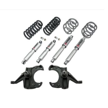 BELLTECH 709SP LOWERING KITS  FRONT AND REAR COMPLETE KIT W/ STREET PERFORMANCE SHOCKS 1971-1972 CHEVROLET C10 4 IN. F/5 IN. R DROP W/ STREET PERFORMANCE SHOCKS
