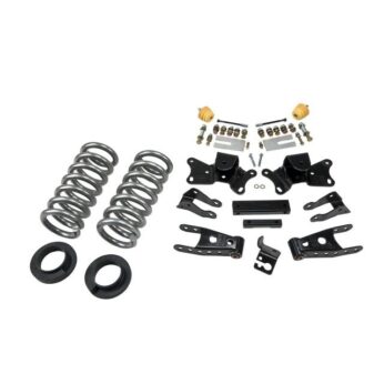 BELLTECH 718 LOWERING KITS  FRONT AND REAR COMPLETE KIT W/O SHOCKS 1997-2000 CHEVROLET SILVERADO/SIERRA 3/4 TON & 1 TON ((ALL CABS)/DUALLY) 1 IN. OR 2 IN. F/4 IN. R DROP W/O SHOCKS