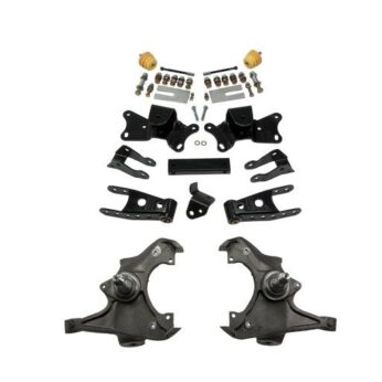 BELLTECH 726 LOWERING KITS  FRONT AND REAR COMPLETE KIT W/O SHOCKS 1988- CHEVROLET SILVERADO/SIERRA C3500 (EXT CAB, DUALLY) 3 IN. F/4 IN. R DROP W/O SHOCKS