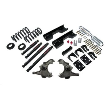 BELLTECH 727ND LOWERING KITS  FRONT AND REAR COMPLETE KIT W/ NITRO DROP 2 SHOCKS 1988- CHEVROLET SILVERADO/SIERRA C3500 (EXT CAB, DUALLY) 4 IN. OR 5 IN. F/8 IN. R DROP W/ NITRO DROP II SHOCKS