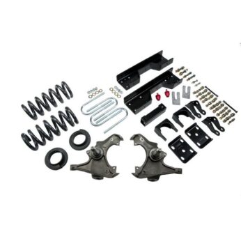 BELLTECH 727 LOWERING KITS  FRONT AND REAR COMPLETE KIT W/O SHOCKS 1988- CHEVROLET SILVERADO/SIERRA C3500 (EXT CAB, DUALLY) 4 IN. OR 5 IN. F/8 IN. R DROP W/O SHOCKS