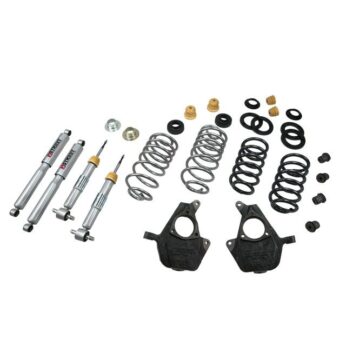 BELLTECH 736SP LOWERING KITS  FRONT AND REAR COMPLETE KIT W/ STREET PERFORMANCE SHOCKS 2007-2014 CHEVROLET TAHOE/SUBURBAN/YUKON (W/OUT FACTORY AUTORIDE, 2WD) 3 IN. OR 4 IN. F/3 IN. OR 4 IN. R DROP W/ STREET PERFORMANCE SHOCKS