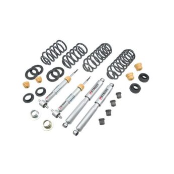 BELLTECH 746SP LOWERING KITS  FRONT AND REAR COMPLETE KIT W/ STREET PERFORMANCE SHOCKS 2007-2014 CHEVROLET AVALANCHE (W/OUT FACTORY AUTORIDE 2WD/4WD) 1 IN. OR 2 IN. F/ 2 IN. OR 3 IN. R DROP W/ STREET PERFORMANCE SHOCKS