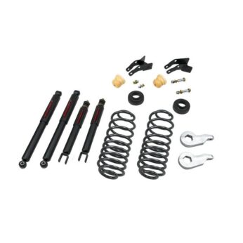BELLTECH 757ND LOWERING KITS  FRONT AND REAR COMPLETE KIT W/ NITRO DROP 2 SHOCKS 2000-2006 CHEVROLET TAHOE/SUBURBAN/AVALANCHE/YUKON (2WD/4WD) 1 IN. OR 2 IN. F/2 IN. OR 3 IN. R DROP W/ NITRO DROP II SHOCKS