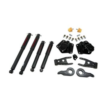 BELLTECH 763ND LOWERING KITS  FRONT AND REAR COMPLETE KIT W/ NITRO DROP 2 SHOCKS 1995-1999 CHEVROLET TAHOE/YUKON (4DR) 92-94 CHEVROLET BLAZER (4DR) 1 IN. OR 3 IN. F/3 IN. R DROP W/ NITRO DROP II SHOCKS