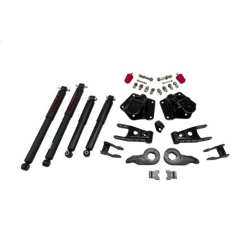 BELLTECH 764ND LOWERING KITS  FRONT AND REAR COMPLETE KIT W/ NITRO DROP 2 SHOCKS 1995-1999 CHEVROLET TAHOE/YUKON (4DR) 92-94 CHEVROLET BLAZER (4DR) 1 IN. OR 3 IN. F/4 IN. R DROP W/ NITRO DROP II SHOCKS