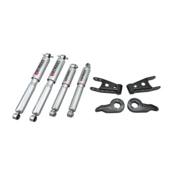 BELLTECH 766SP LOWERING KITS  FRONT AND REAR COMPLETE KIT W/ STREET PERFORMANCE SHOCKS 1992-1999 CHEVROLET TAHOE/YUKON (2DR) 1 IN. OR 3 IN. F/1 IN. R DROP W/ STREET PERFORMANCE SHOCKS
