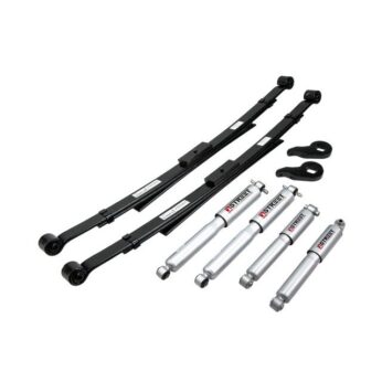 BELLTECH 767SP LOWERING KITS  FRONT AND REAR COMPLETE KIT W/ STREET PERFORMANCE SHOCKS 1992-1999 CHEVROLET TAHOE/YUKON (2DR) 1 IN. OR 3 IN. F/3.5 IN. R DROP W/ STREET PERFORMANCE SHOCKS