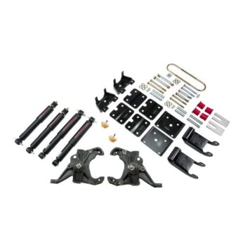 BELLTECH 768ND LOWERING KITS  FRONT AND REAR COMPLETE KIT W/ NITRO DROP 2 SHOCKS 1995-2002 CHEVROLET ASTRO/SAFARI (2WD, W/ FACTORY STEEL LEAF) 2 IN. F/3.5 IN. R DROP W/ NITRO DROP II SHOCKS