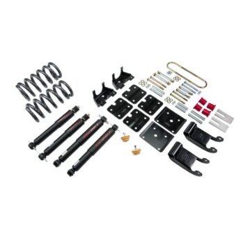 BELLTECH 769ND LOWERING KITS  FRONT AND REAR COMPLETE KIT W/ NITRO DROP 2 SHOCKS 1995-2002 CHEVROLET ASTRO/SAFARI (2WD, W/ FACTORY STEEL LEAF) 2.5 IN. F/3.5 IN. R DROP W/ NITRO DROP II SHOCKS