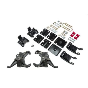 BELLTECH 771 LOWERING KITS  FRONT AND REAR COMPLETE KIT W/O SHOCKS 1985-1995 CHEVROLET ASTRO/SAFARI (2WD, W/ FACTORY COMPOSITE LEAF) 2 IN. F/2.5 IN. R DROP W/O SHOCKS