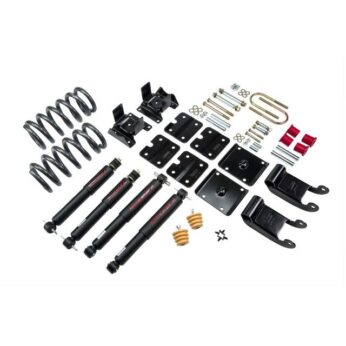BELLTECH 772ND LOWERING KITS  FRONT AND REAR COMPLETE KIT W/ NITRO DROP 2 SHOCKS 1985-1995 CHEVROLET ASTRO/SAFARI (2WD, W/ FACTORY COMPOSITE LEAF) 2.5 IN. F/2.5 IN. R DROP W/ NITRO DROP II SHOCKS