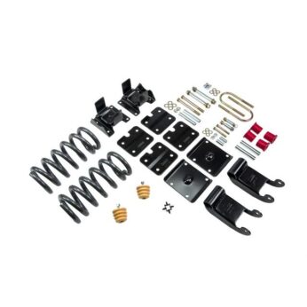 BELLTECH 772 LOWERING KITS  FRONT AND REAR COMPLETE KIT W/O SHOCKS 1985-1995 CHEVROLET ASTRO/SAFARI (2WD, W/ FACTORY COMPOSITE LEAF) 2.5 IN. F/2.5 IN. R DROP W/O SHOCKS