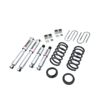 BELLTECH 777SP LOWERING KITS  FRONT AND REAR COMPLETE KIT W/ STREET PERFORMANCE SHOCKS 1996-2003 ISUZU HOMBRE 6 CYL. (2WD) 2 IN. OR 3 IN. F/2 IN. R DROP W/ STREET PERFORMANCE SHOCKS