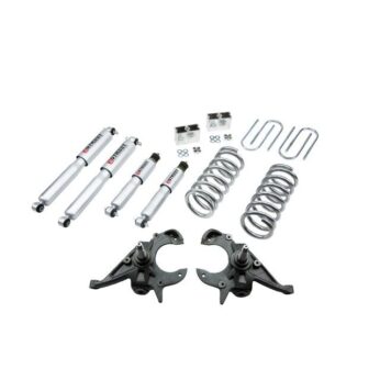 BELLTECH 780SP LOWERING KITS  FRONT AND REAR COMPLETE KIT W/ STREET PERFORMANCE SHOCKS 1996-2003 ISUZU HOMBRE 4 CYL. (2WD) 3 IN. F/3 IN. R DROP W/ STREET PERFORMANCE SHOCKS
