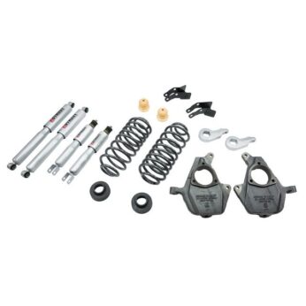 BELLTECH 781SP LOWERING KITS  FRONT AND REAR COMPLETE KIT W/ STREET PERFORMANCE SHOCKS 2000-2006 CHEVROLET AVALANCHE Z66 (W/OUT FACTORY PREMIUM RIDE) 3 IN. OR 4 IN. F/4 IN. OR 5 IN. R DROP W/ STREET PERFORMANCE SHOCKS