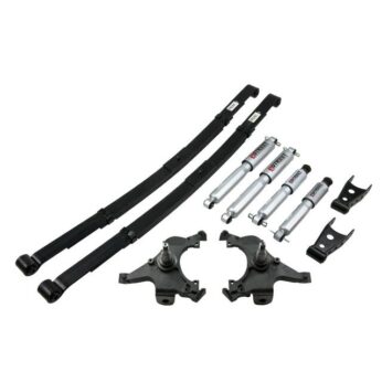 BELLTECH 782SP LOWERING KITS  FRONT AND REAR COMPLETE KIT W/ STREET PERFORMANCE SHOCKS 1992-1999 CHEVROLET SUBURBAN (2WD) 2 IN. F/4 IN. R DROP W/ STREET PERFORMANCE SHOCKS